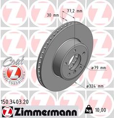 Δισκόπλακα ZIMMERMANN 150340320