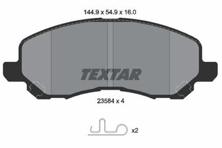 TEXTAR ΔΙΣΚΟΦΡΕΝΑ JEEP