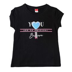 Joyce Girls T-Shirt 211594 Black