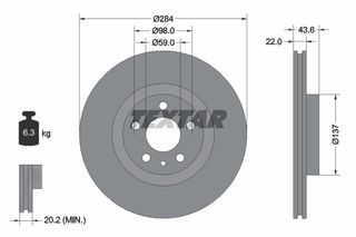 TEXTAR ΔΙΣΚΟΠΛΑΚΕΣ ALFA ROMEO