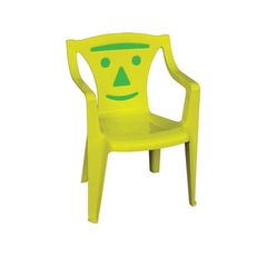Bimbo Πολυθρονάκι Παιδικό Πλαστικό Κίτρινο - Green Smile