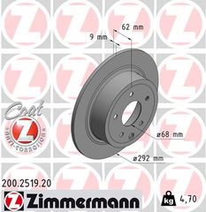 Δισκόπλακα ZIMMERMANN 200251920