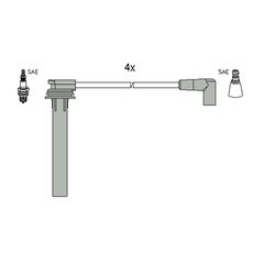 Σετ καλωδίων υψηλής τάσης HITACHI 134269