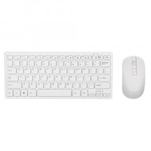 Mini Keyboard with mouse K-03 White
