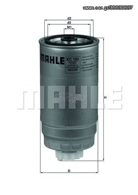 Φίλτρο καυσίμου MAHLE KC182