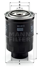 Φίλτρο καυσίμου MANN-FILTER WK8018x
