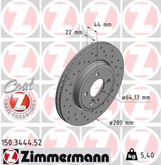 Δισκόπλακα ZIMMERMANN 150344452