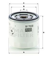 MANN ΦΙΛΤΡΑ ΛΑΔΙΟΥ (W 712/81) (W 712/37) FORD