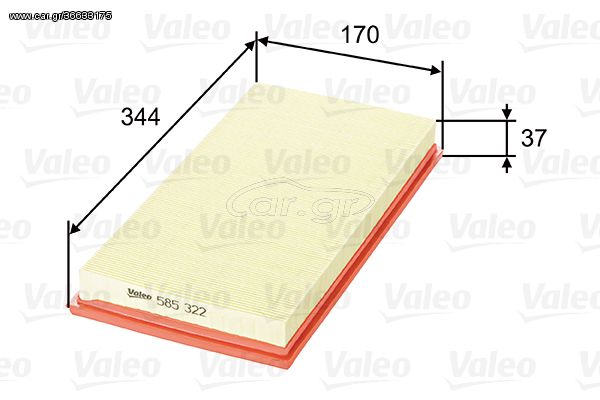 Φίλτρο αέρα VALEO 585322