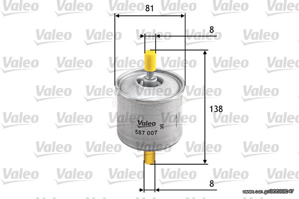 Φίλτρο καυσίμου VALEO 587007