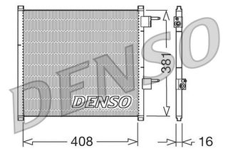 Συμπυκνωτής, σύστ. κλιματισμού DENSO DCN10019