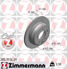 Δισκόπλακα ZIMMERMANN 285351420