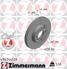 ZIMMERMANN ΔΙΣΚ\ΚΕΣ RENAULT COAT Z