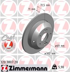 Δισκόπλακα ZIMMERMANN 320380720