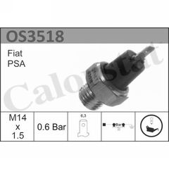 Διακόπτης πίεσης λαδιού CALORSTAT by Vernet OS3518