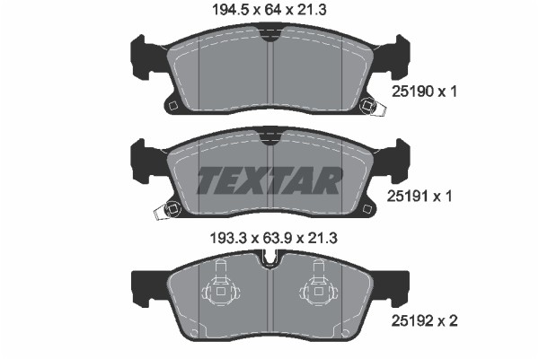 TEXTAR ΔΙΣΚΟΦΡΕΝΑ JEEP