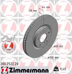 Δισκόπλακα ZIMMERMANN 200252220