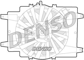 Βεντιλατέρ, ψύξη κινητήρα DENSO DER01008