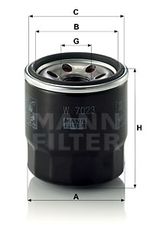 Φίλτρο λαδιού MANN-FILTER W7023