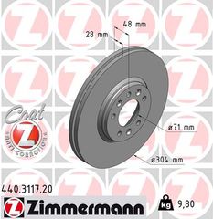 Δισκόπλακα ZIMMERMANN 440311720