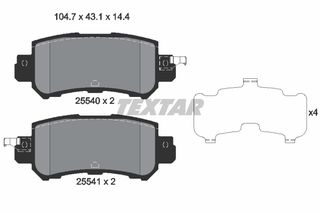 TEXTAR ΔΙΣΚΟΦΡΕΝΑ MAZDA