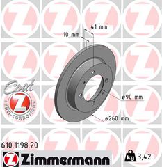 ZIMMERMANN (6447.00) ΔΙΣΚ/ΚΕΣ COAT Z VOLVO