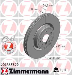 ZIMMERMANN ΔΙΣΚ/ΚΕΣ -1- MERCEDES COAT Z