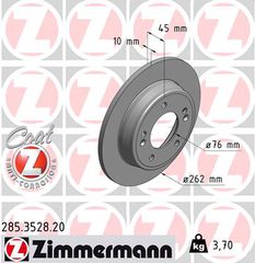 ZIMMERMANN ΔΙΣΚ/ΚΕΣ HYUNDAI COAT Z