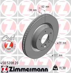 Δισκόπλακα ZIMMERMANN 450520820