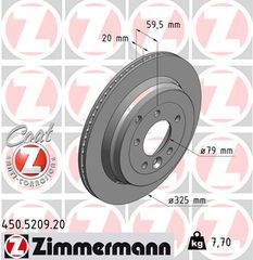 Δισκόπλακα ZIMMERMANN 450520920