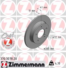 Δισκόπλακα ZIMMERMANN 370307820