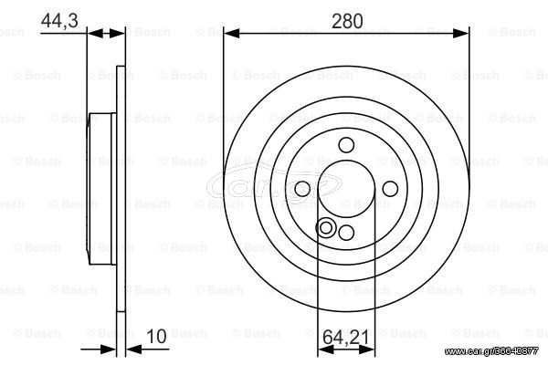 Δισκόπλακα BOSCH 0986479A08