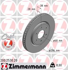 Δισκόπλακα ZIMMERMANN 200253020