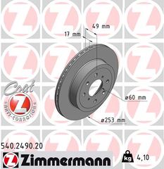 Δισκόπλακα ZIMMERMANN 540249020