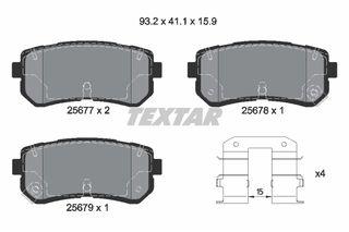 TEXTAR ΔΙΣΚΟΦΡΕΝΑ KIA