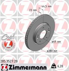 Δισκόπλακα ZIMMERMANN 285352720