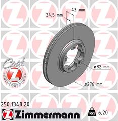 Δισκόπλακα ZIMMERMANN 250134820