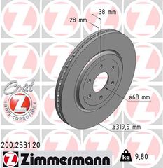 Δισκόπλακα ZIMMERMANN 200253120