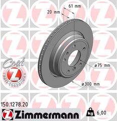 Δισκόπλακα ZIMMERMANN 150127820