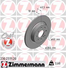 ZIMMERMANN (6983.00) ΔΙΣΚ/ΚΕΣ FIAT COAT Z