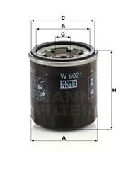 Φίλτρο λαδιού MANN-FILTER W6021