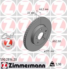 Δισκόπλακα ZIMMERMANN 590281420