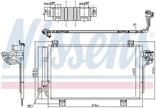 NISSENS ΨΥΓΕΙΟ A/C MAZDA