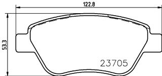 Σετ τακάκια, δισκόφρενα DON PCP1475