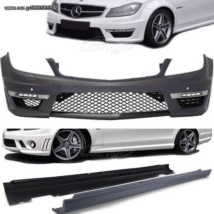 ΣΕΤ BODY KIT MERCEDES Mercedes C-Class W204 C204 (2007-2015) Facelift C63 AMG Design