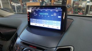Ford Fiesta 2008- 2018 (κόκκινος φωτισμος) οθόνη Android 13  - 8 core - 9inch Dsp, CAR PLAY & ANDROID AUTO Target Acoustics