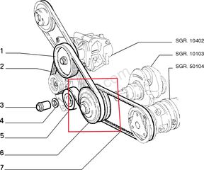 Τροχαλία Στροφάλου FIAT 7605090-thumb-5