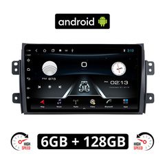 FIAT SEDICI (μετά το 2005) Android οθόνη αυτοκίνητου 6GB με GPS WI-FI (ηχοσύστημα αφής 9" ιντσών OEM Youtube Playstore MP3 USB Radio Bluetooth Mirrorlink εργοστασιακή, AUX, 4x60W) FI77-6GB