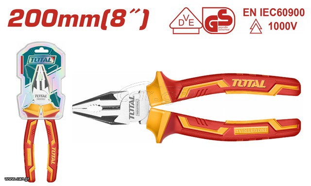 Πένσα με μόνωση TOTAL 1000V 200mm ( THTIP2181 )