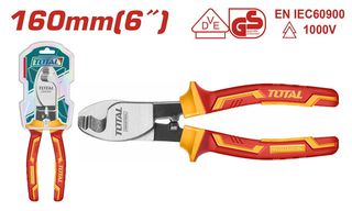 Κόφτης καλωδίων με μόνωση TOTAL 1000V 160mm ( THTIP2761 )